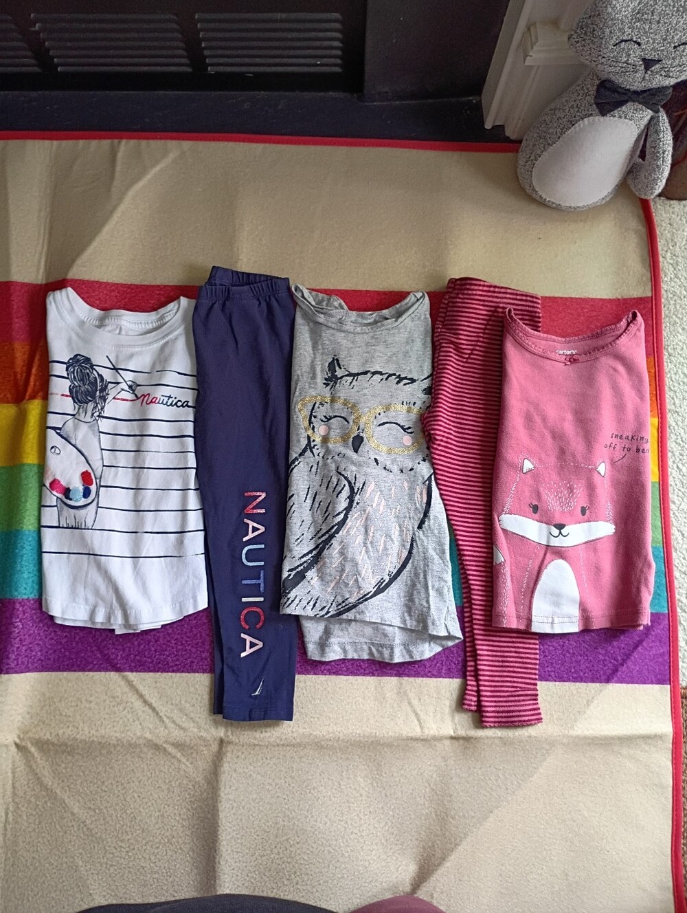 5pk Size 3/4 Bundle: Nautica, Simple Joys, Carter's